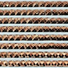 Metallic - Stone square, 310, Black, 500 pieces