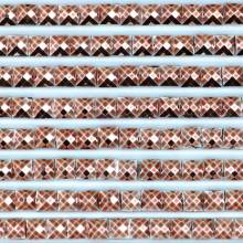 Metallic - Stone square, 3858, Rosewood Medium, 500 pieces