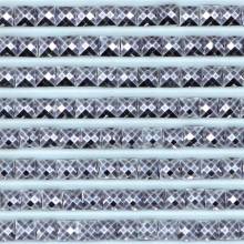 Metallic - Stein eckig, 451, Shell Gray Dark, 500 Stück