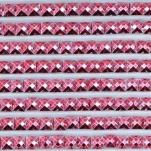Metallic - Stone square, 498, Red Dark, 500 pieces