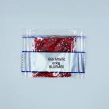 Metallic - Stone square, 666, Red Bright, 500 pieces