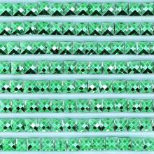 Metallic - Stein eckig, 702, Kelly Green, 500 Stück
