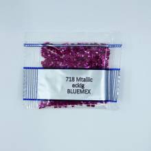 Metallic - Stone square, 718, Plum, 500 pieces