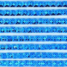 Metallic - Stein eckig, 995, Electric Blue Dark, 500 Stück