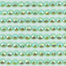 AB Stones, round, (Iridescent), 164, Green Light, 200 pieces
