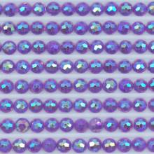AB stones, round, (iridescent), 209, Lavender Dark, 200 pcs.