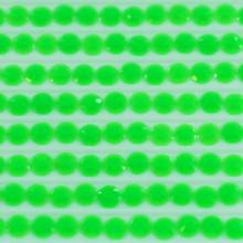 Neon stone round, dark green, bag with approx. 500 pieces