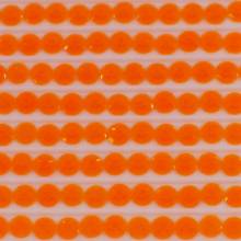 Neon-Stein rund, orange, Tüte mit ca 500 Stück