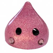 Dropsi, can be used as fridge magnet or small weight, pink