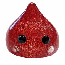 Dropsi, als Kühlschrankmagnet oder kleines Gewicht nutzbar, rot