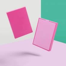 Trabricks, 10x7cm - Pink Kombi aus Schiffchen und Aufbewahrungsdose, Klappdeckel, fest verschließbar