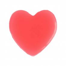 1 Stück Wachs Plättchen für Aufnahmestifte, Herzform