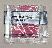 Neon-Stein rund, Nachtleuchtend, rosa, Tüte mit ca 500 Stück