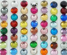 Strass-Stein rund, (rhinestone), 340, Rose, 200 Stück