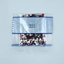 Rhinestone square, 321, Red, 500 pieces