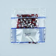 Rhinestone square, 347, Salmon Very Dark, 500 pieces