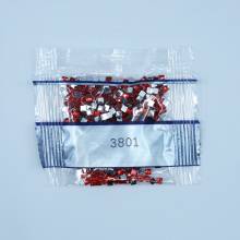 Rhinestone square, 3801, Melon Very Dark, 500 pieces