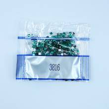 Strass-Stein eckig, (rhinestone), 3816, Celadon Green, 500 Stück