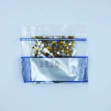 Strass-Stein eckig, (rhinestone), 3820, Straw Dark, 500 Stück