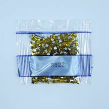 Strass-Stein eckig, (rhinestone), 3822, Straw Light, 500 Stück