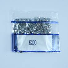 Rhinestone square, 5200, Snow White, 500 pieces