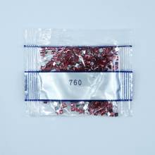 Strass-Stein eckig, (rhinestone), 760, Salmon, 500 Stück