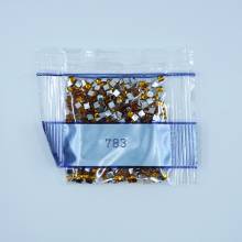 Rhinestone square, 783, Topaz Medium, 500 pieces