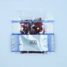 Rhinestone square, 900, Burnt Orange Dark, 500 pieces