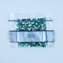 Rhinestone square, 959, Seagreen Medium, 500 pieces