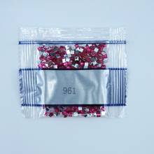 Strass-Stein eckig, (rhinestone), 961, Dusty Rose Dark, 500 Stück