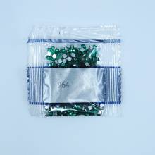 Rhinestone square, 964, Seagreen Light, 500 pieces