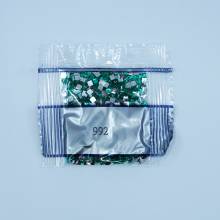 Rhinestone square, 992, Aquamarine Light, 500 pieces