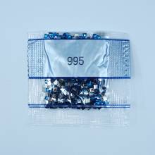 Rhinestone square, 995, Electric Blue Dark, 500 pieces