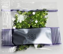 Strass-Stein rund, (rhinestone), 581, Moss Green, 200 Stück