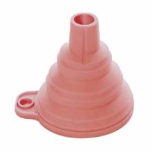Trichter klein für Sortierbox, pink / rosa, Gummi, zum leichteren Einfüllen der Steine