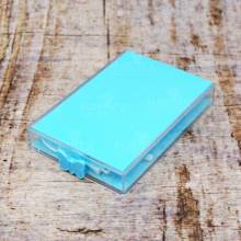 Schiffchen-Set mit Wechselplatte, blau, Kombi aus Schiffchen und Aufbewahrungsdose, fest verschließbar