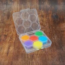 Diamond Painting Wax, colorful, hexagonal, set of 6 colors