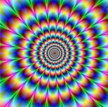 Diamond Painting picture, Play of colors, 55 colors, round stones, 70x70cm, full image