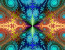 Diamond Painting picture, symmetry, round stones, approx. 70x90cm, 55 colors, full picture