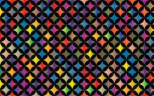 Diamond Painting picture, colorful checks, round stones, 50x80cm, 55 colors, full screen