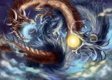 DrakeTurtle, Heaven Dragon, eckige Steine, ca. 65x90cm, 70 Farben, Vollbild