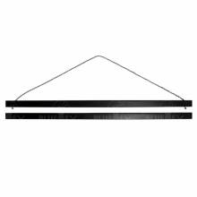 Magnetleisten-Set für Diamond Painting Bilder, hohe Tragkraft, 60cm, schwarz, Vollholz
