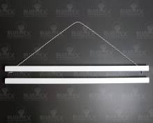 Magnetic strip set for diamond painting pictures, high load capacity, 70 cm, white, solid wood