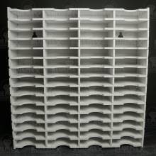 Shuttle shelf white, approx. 44x41.7x10.4cm, 60 compartments approx. 9.7x9.5x2.3cm, storage box