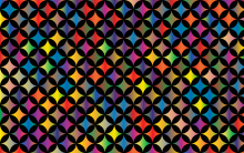 GRATIS Diamond Painting Bild, Bunte Karos, eckige Steine, 50x80cm, 55 Farben, Vollbild